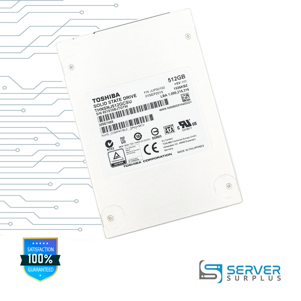 Toshiba 512GB SATA 2.5 in Enterprise SSD | THNSNJ512GCSU