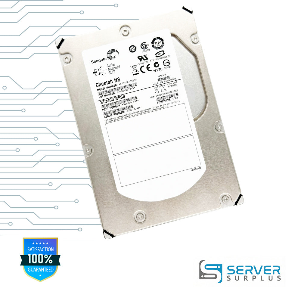 Seagate Cheetah NS SAS Enterprise HDD | ST3400755SS | 9EA066-034