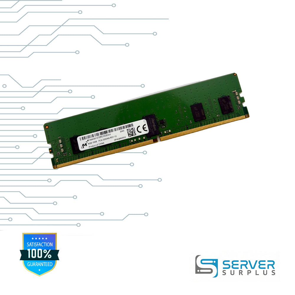 Micron 8GB 3200MT/s DIMM | MTA9ASF1G72PZ