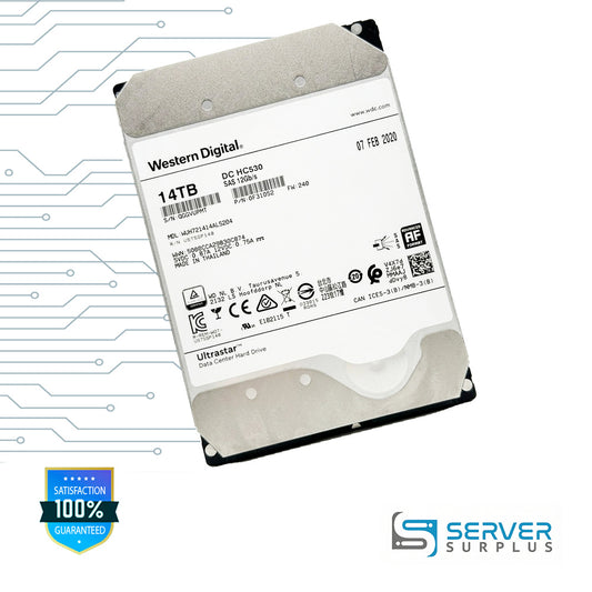 WD DC HC530 14TB SAS 12Gb/s 3.5 in Enterprise HDD | 0F31052