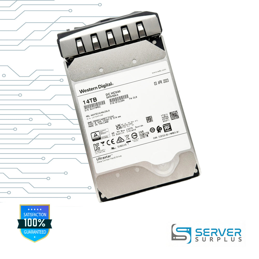 WD DC HC530 14TB SATA 6Gb/s 6Gb/s 3.5 in Enterprise HDD | 0F31284