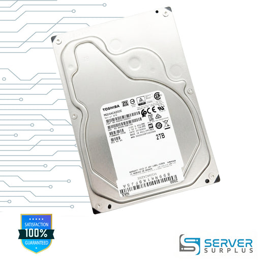 Toshiba MG04ACA200E 2TB SATA 6Gb/s 512e 3.5 in Enterprise HDD | HDEPR13GEA51