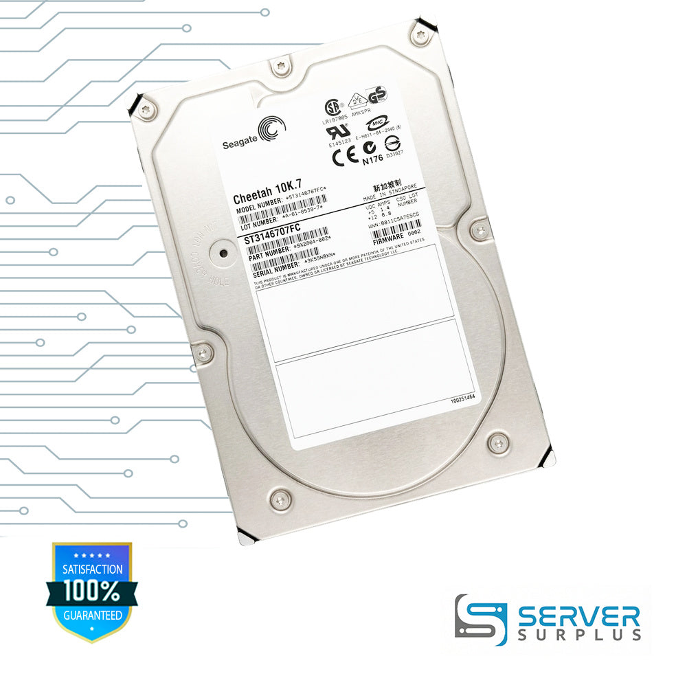 Seagate Cheetah 10K.7 FC 3.5 in Enterprise HDD | ST3146707FC