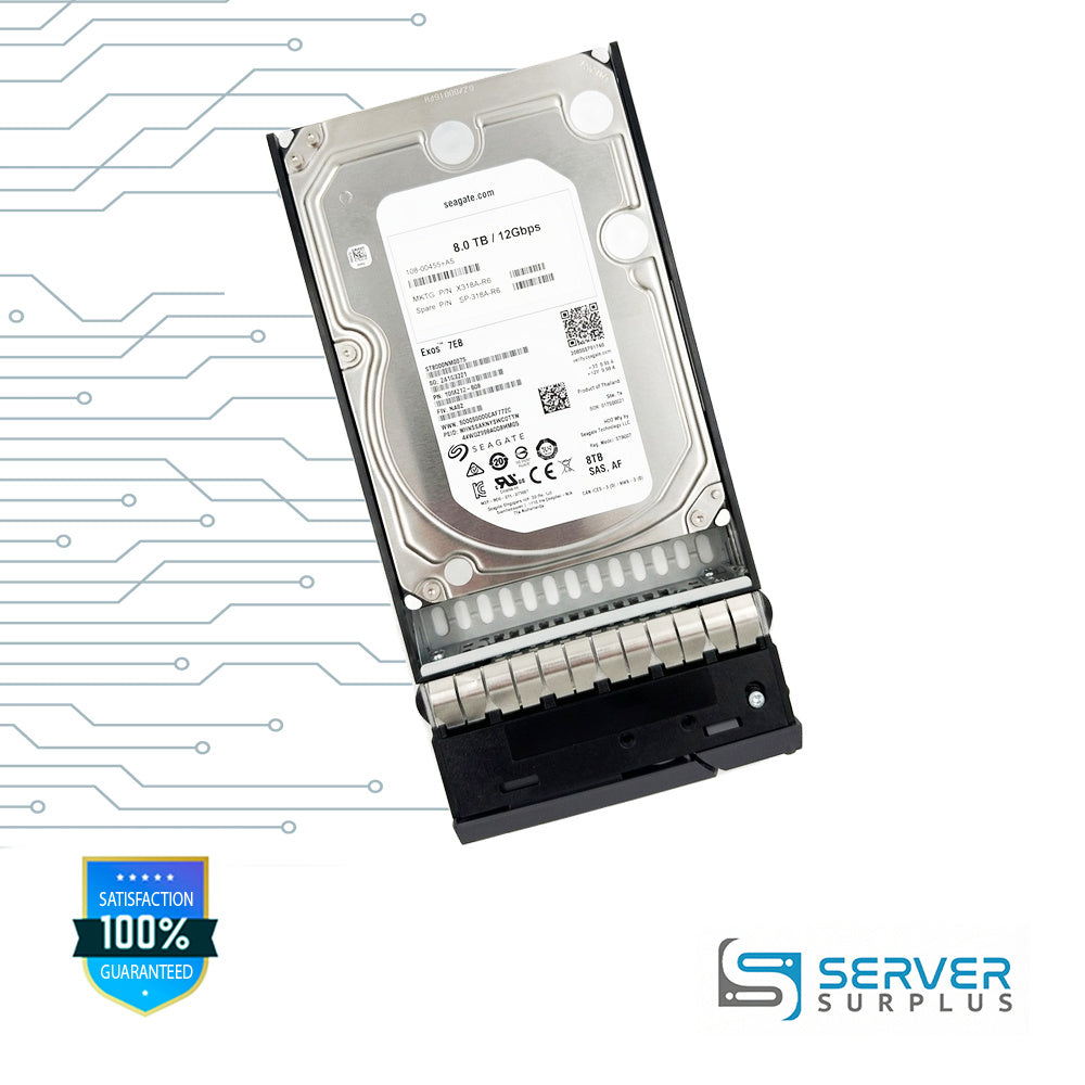 Seagate Exos 7E8 8TB SAS 12Gb/s 12Gb/s 3.5 in Enterprise HDD | ST8000NM0075