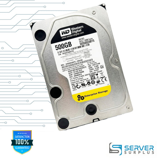 WD RE3 500GB SATA 3.5 in Enterprise HDD | WD5002ABYS
