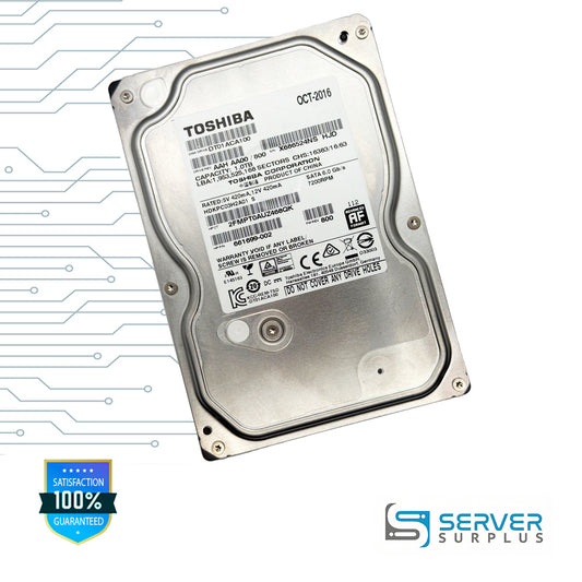 Toshiba 1TB SATA 6.0 Gb/s 3.5 in Enterprise HDD | DT01ACA100