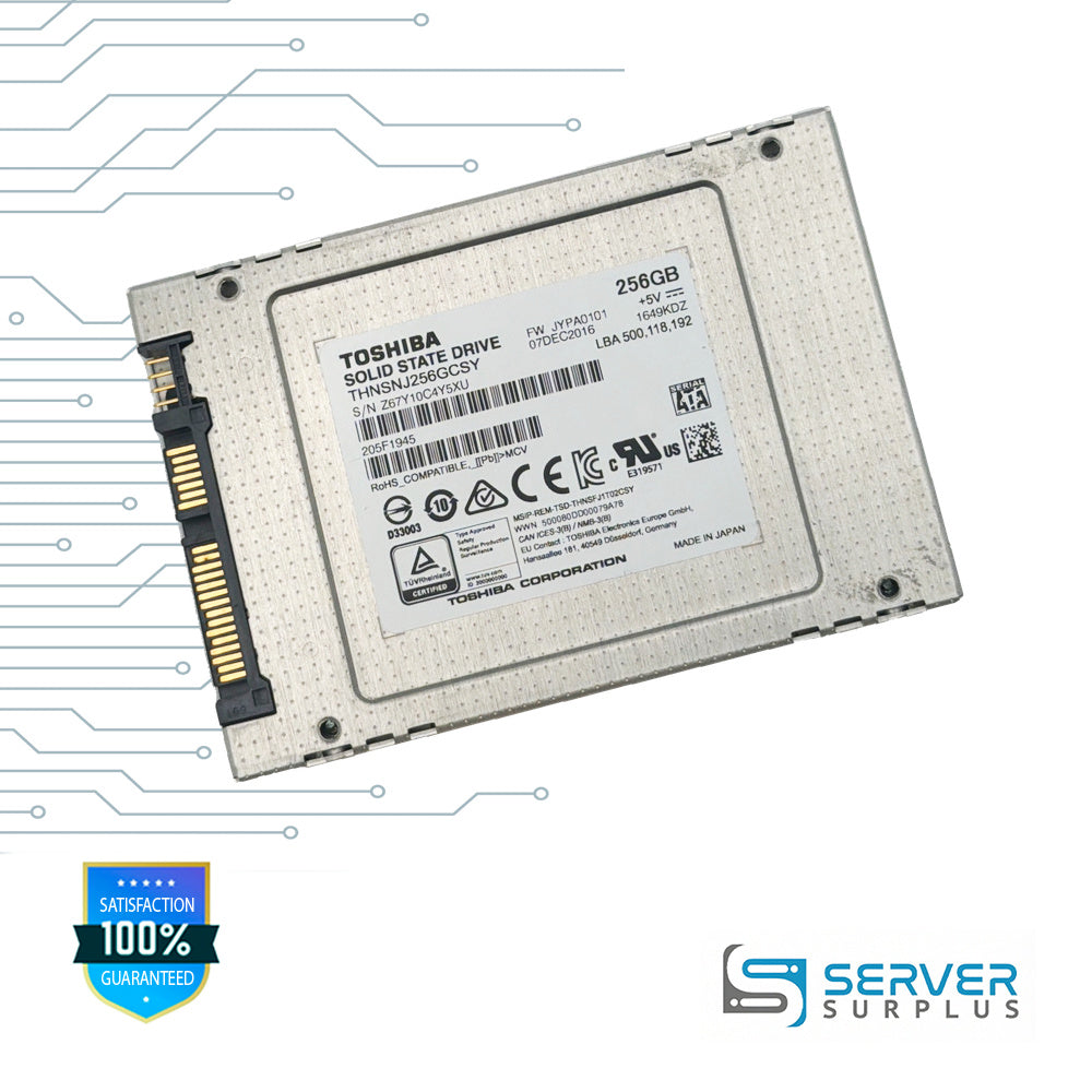 Toshiba 256GB SATA 2.5 in Enterprise SSD | THNSNJ256GCSY