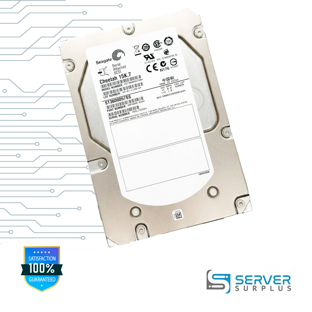 Seagate Cheetah 15K.7 600GB SAS 3.5-Inch Enterprise HDD | ST3600057SS