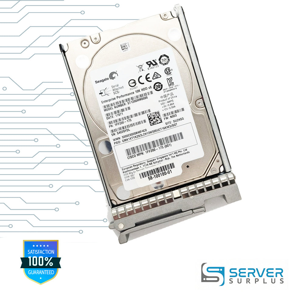 Seagate Enterprise Performance 10K HDD v8 1.2TB SAS 2.5 in Enterprise HDD | ST1200MM0088