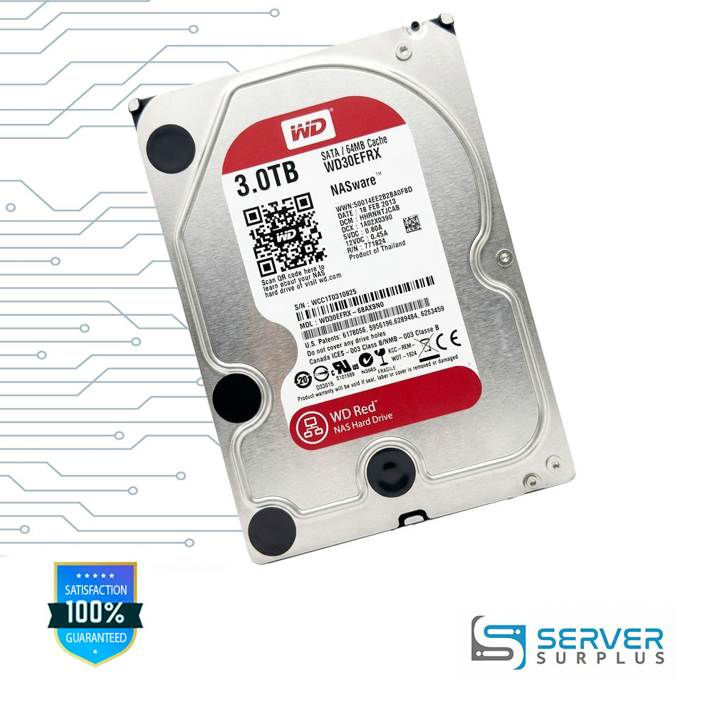 WD WD30EFRX 3TB SATA 3.5 in Enterprise HDD