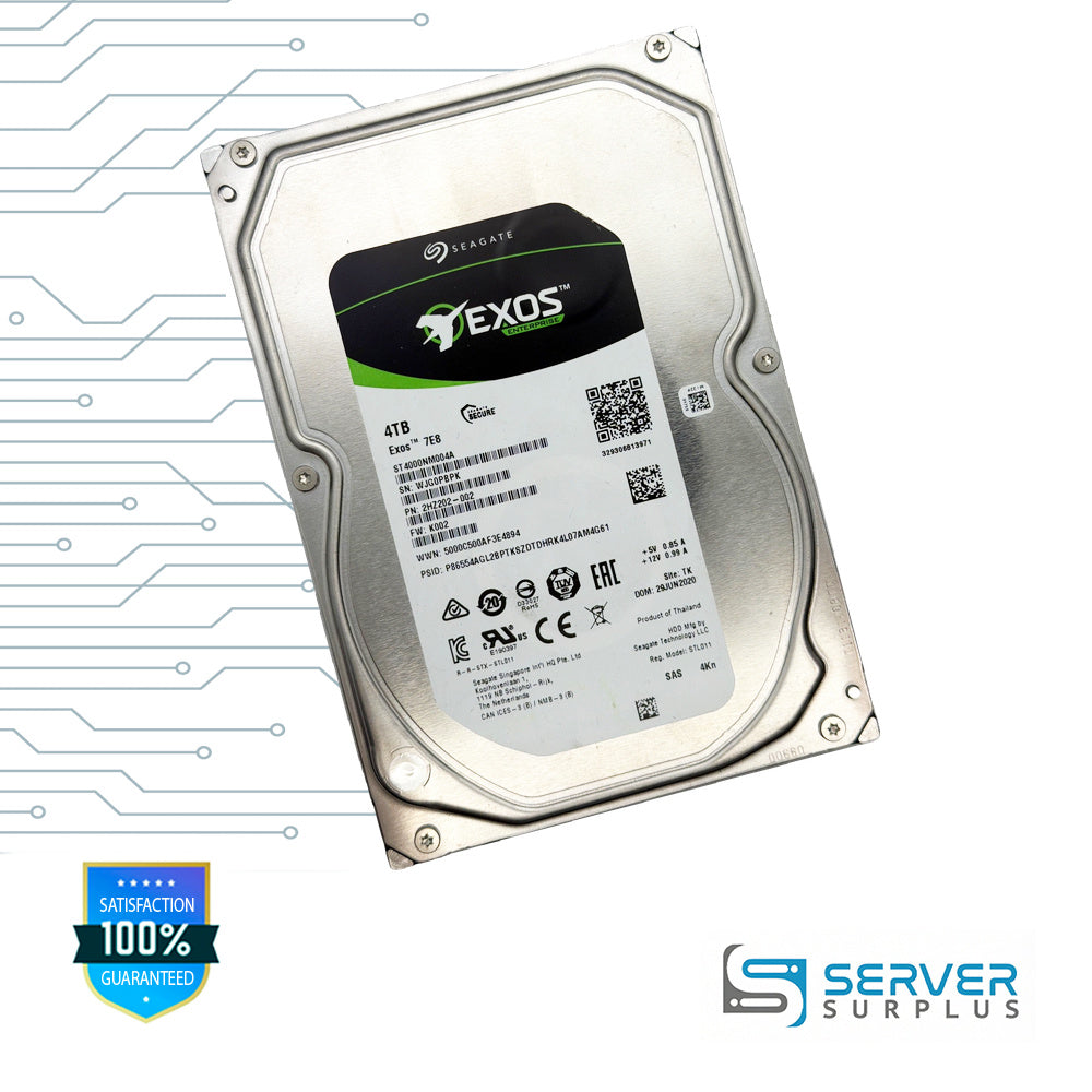 Seagate Exos 7E8 4TB SAS 4Kn 3.5 in Enterprise HDD | ST4000NM004A