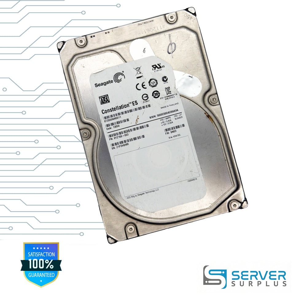 Seagate Constellation ES 2TB SATA 6Gb/s 3.5 in Enterprise HDD | ST2000NM0011