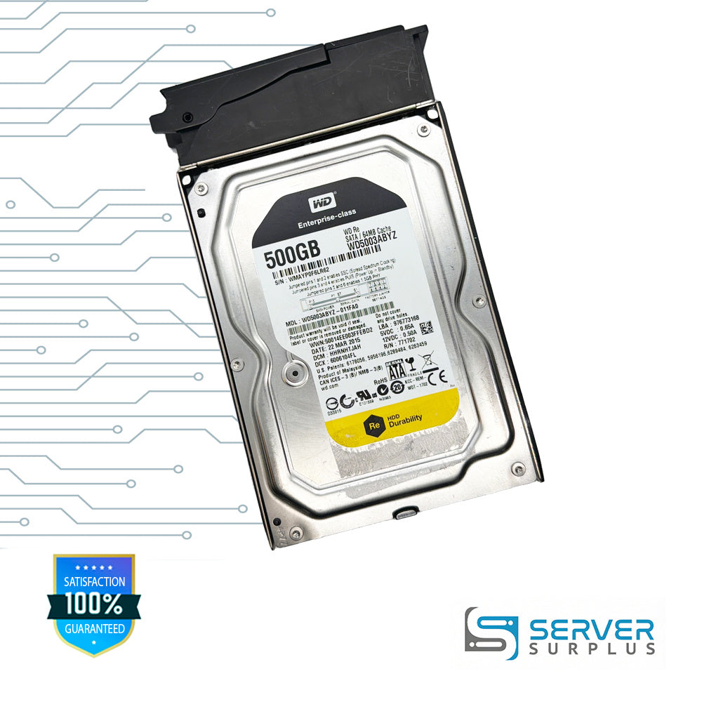WD Re 500GB SATA 3.5 in Enterprise HDD | WD5003ABYZ