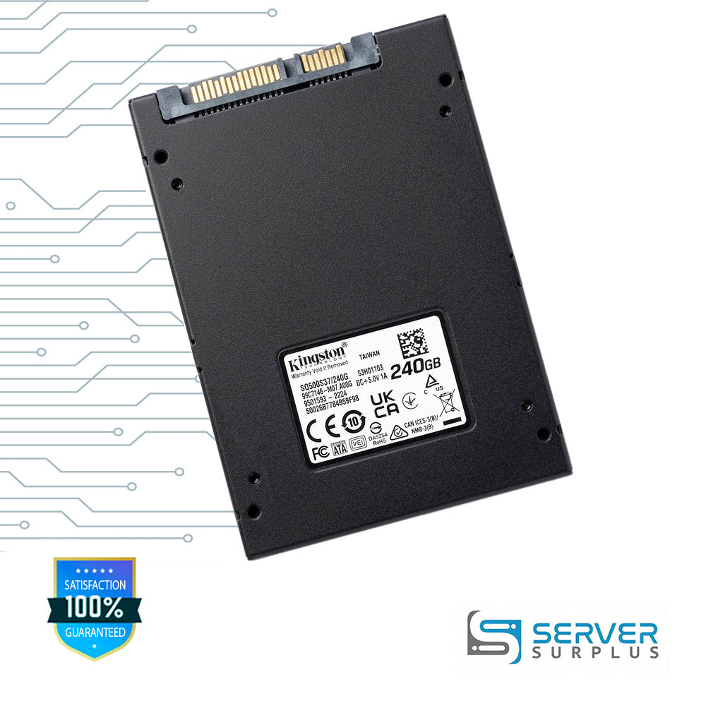 Kingston A400 240GB SATA 2.5 in Enterprise SSD | SQ500S37/240G
