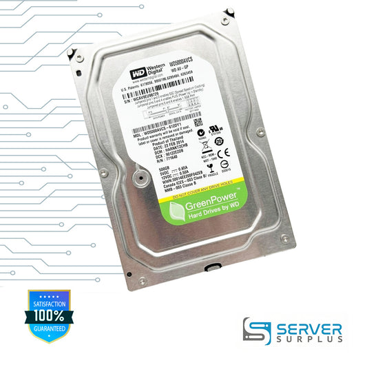 WD AV-GP 500GB SATA 3.5 in Enterprise HDD | WD5000AVCS