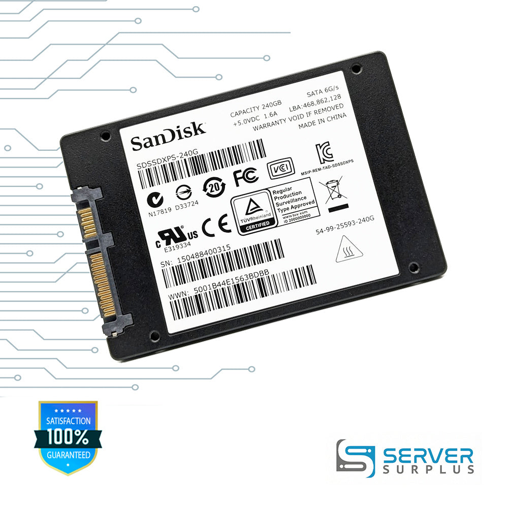 SanDisk 240GB SATA 6Gb/s 2.5 in Enterprise SSD | SDSSDXPS-240G