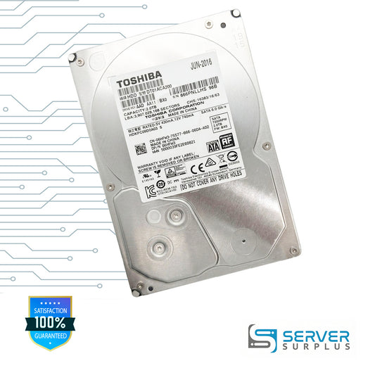 Toshiba DT01ACA200 2TB SATA 6Gb/s 3.5 in Enterprise HDD | HDKPC09D0A03
