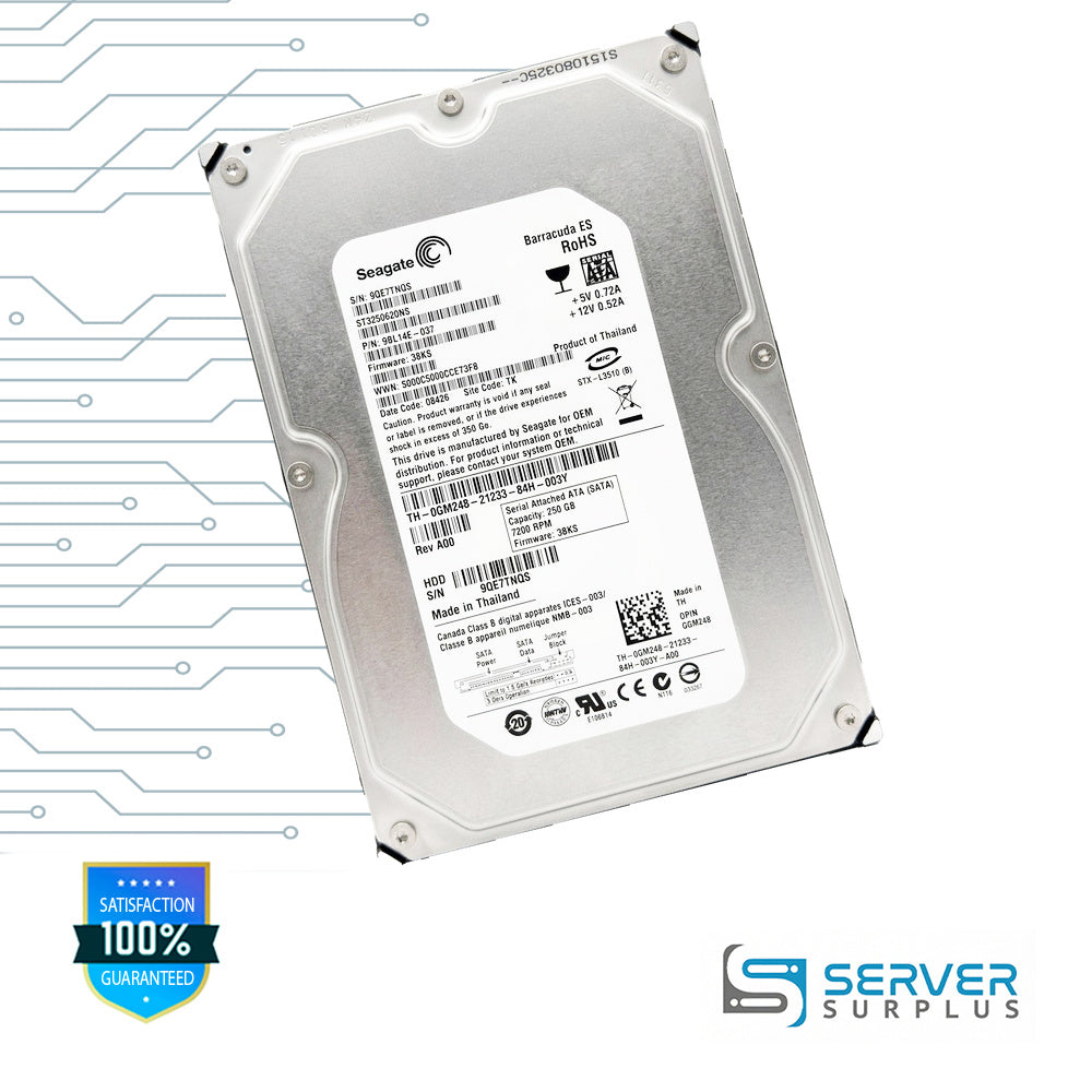 Dell Barracuda ES 250GB SATA 3.5-Inch Enterprise HDD | 0GM248
