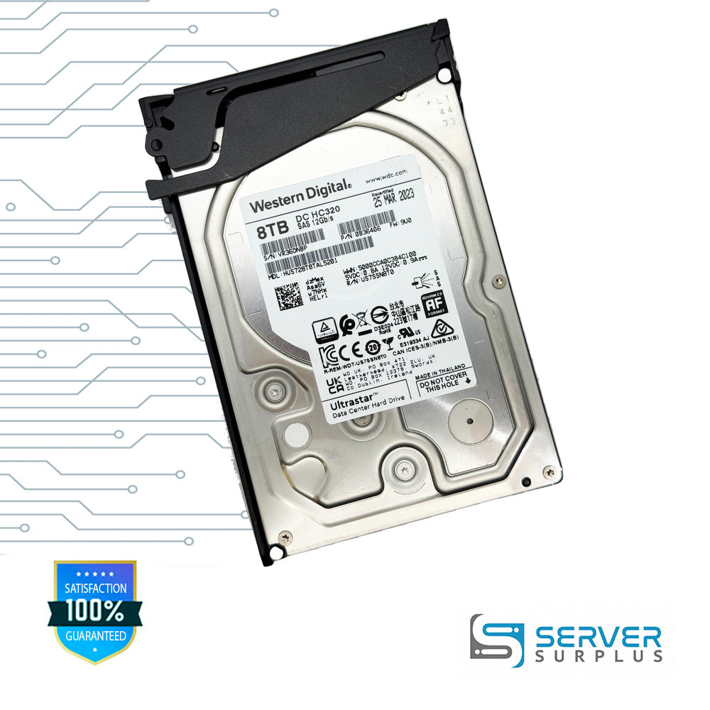 WD DC HC320 8TB SAS 12Gb/s 3.5 in Enterprise HDD | 0B36406