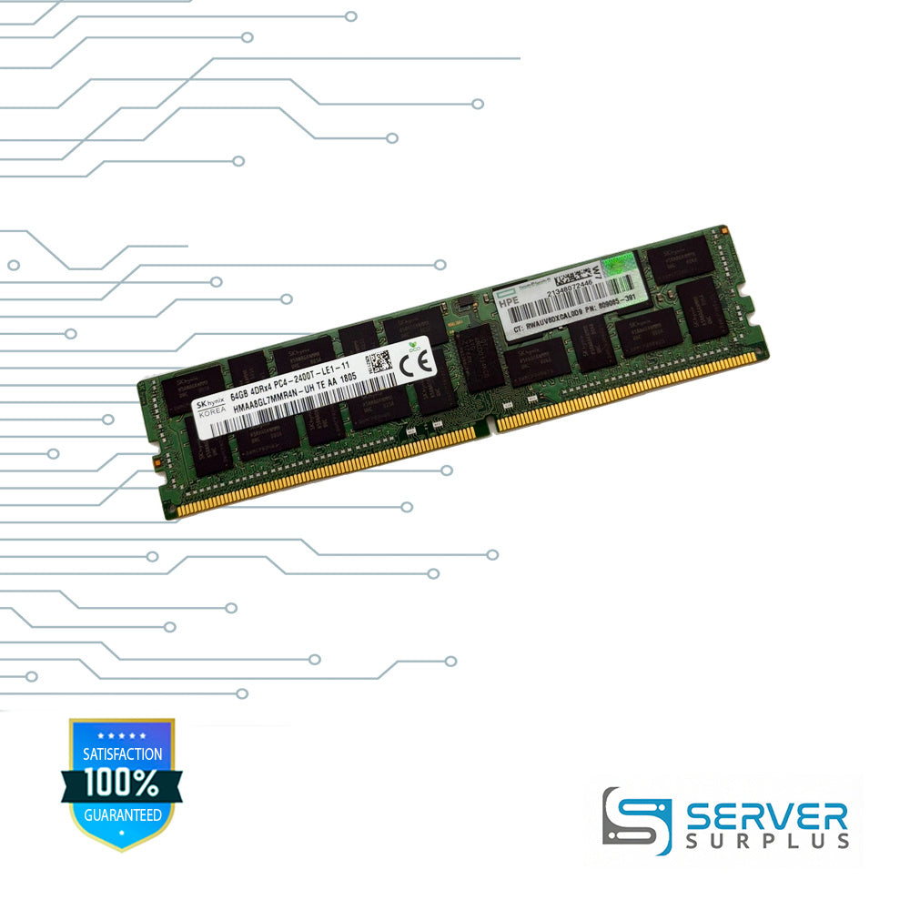 HPE 64GB 2400T DIMM Server Memory | 809085-391 | HMAA8GL7MMR4N-UH