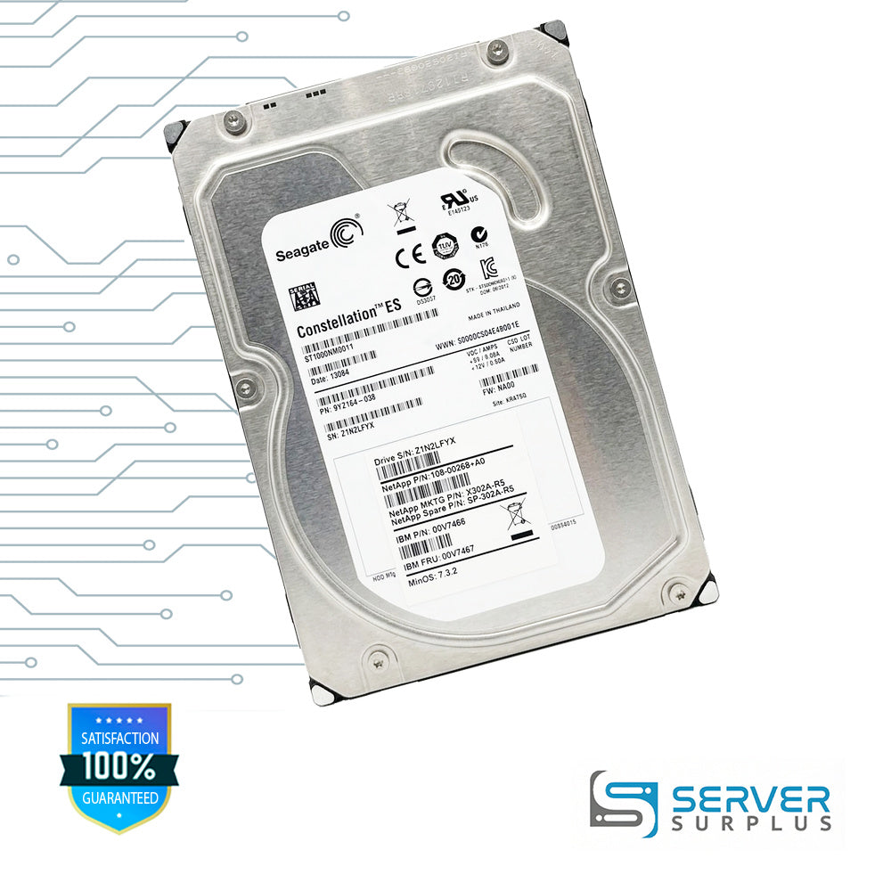 Seagate Constellation ES 1TB SAS 3.5 in Enterprise HDD | ST1000NM0011
