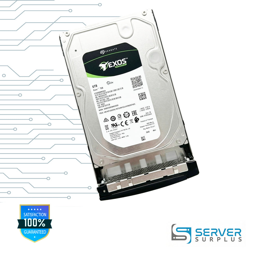 Seagate Exos 7E8 6TB SAS 4Kn 3.5 in Enterprise HDD | ST6000NM030A