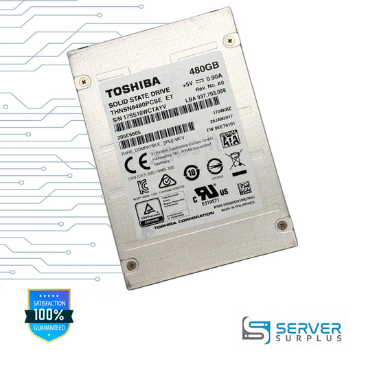 Toshiba 480GB SATA 2.5 in Enterprise SSD | THNSN8480PCSE