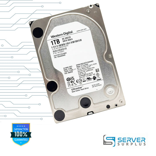 WD Ultrastar DC HA210 1TB SATA 6Gb/s 3.5 in Enterprise HDD | 1W10001 | HUS722T1TALA604