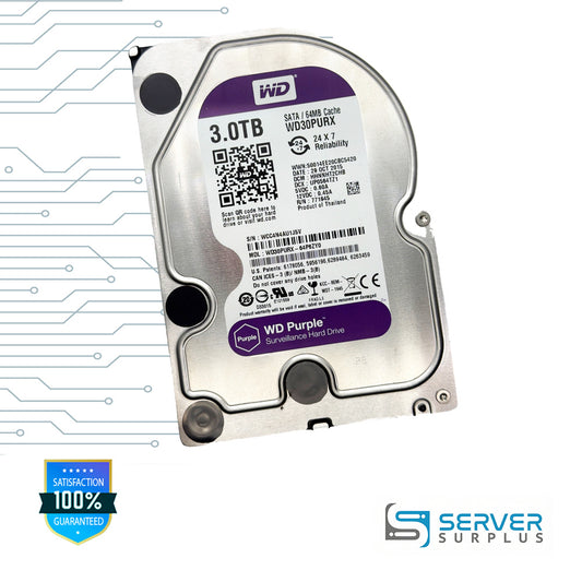 WD WD30PURX 3TB SATA 3.5-Inch Enterprise HDD