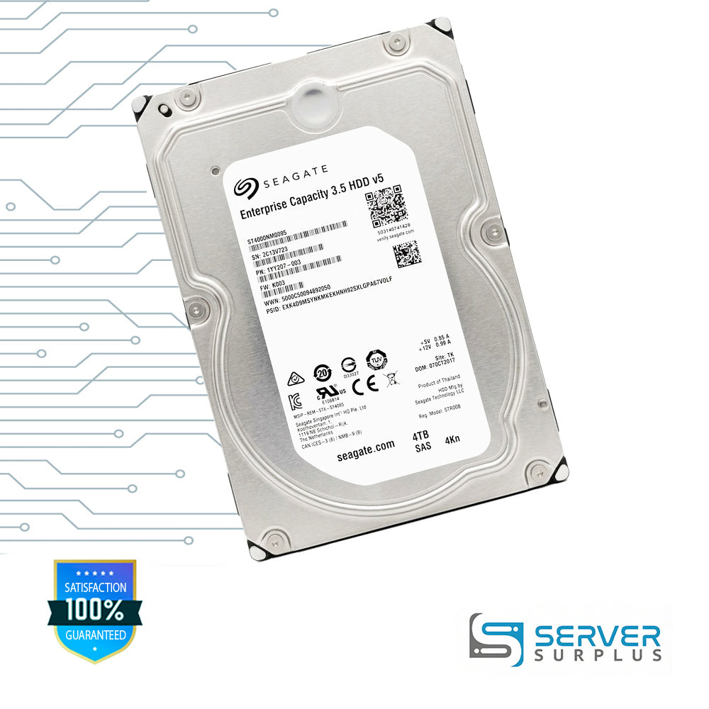 Seagate 4TB SAS 4Kn 3.5 in Enterprise HDD | ST4000NM0095