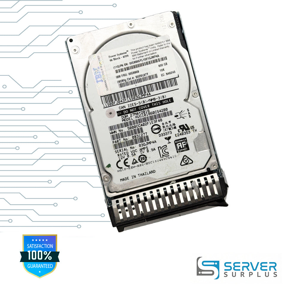 HGST HUC101860CS4200 600GB SAS 10K 2.5 in Enterprise HDD | 0B31277