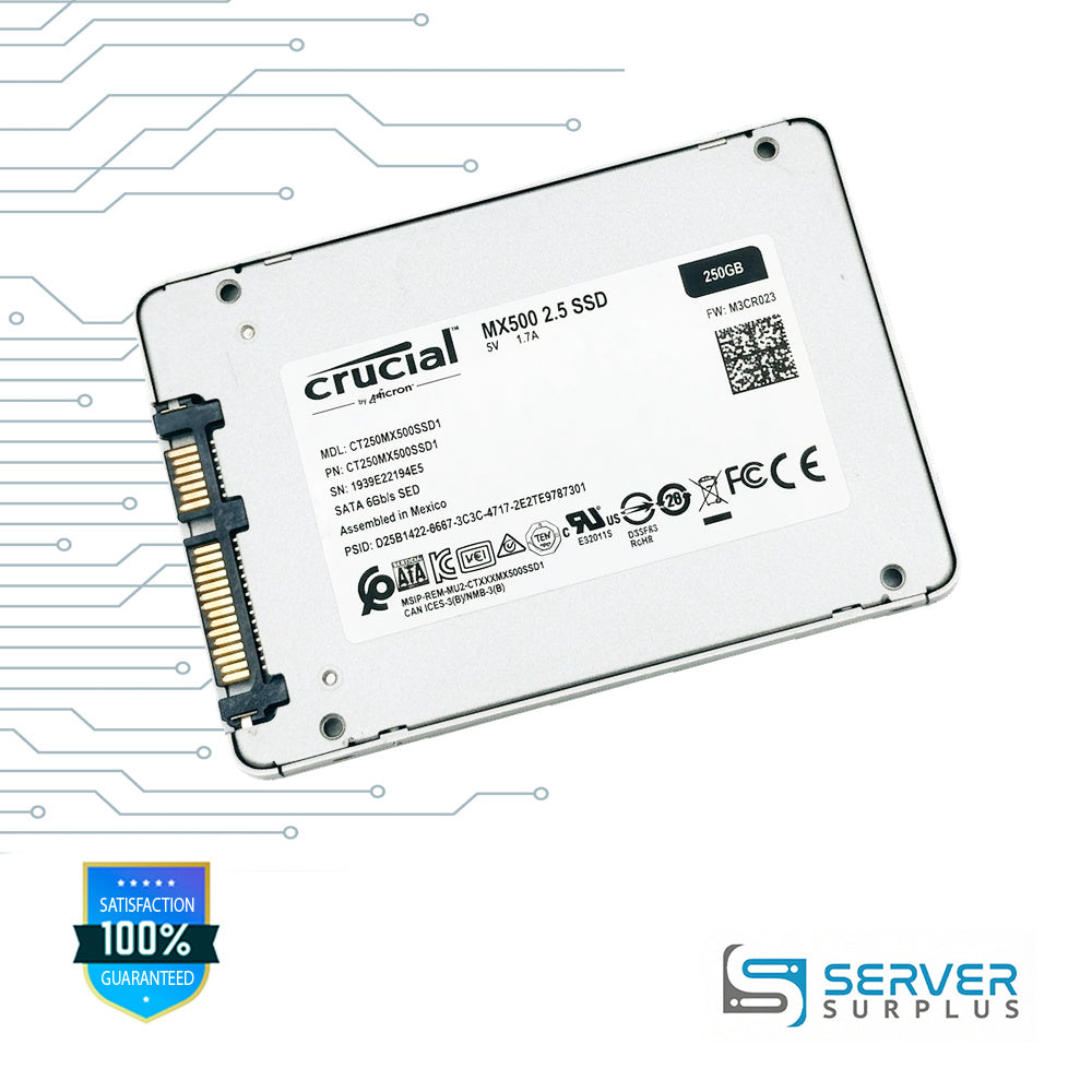 Micron MX500 250GB SATA 6Gb/s 2.5 in Enterprise SSD | CT250MX500SSD1