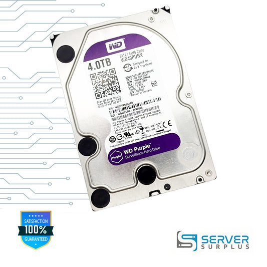 WD Purple 4TB SATA 3.5 in Enterprise HDD | WD40PURX