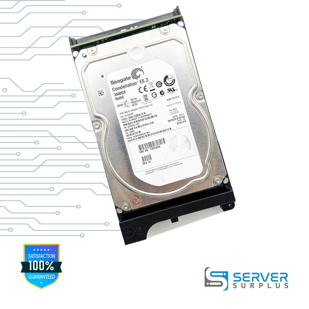 EMC Constellation ES.3 3TB SAS 6Gb/s 3.5 in Enterprise HDD | 118033058 | ST3000NM0023