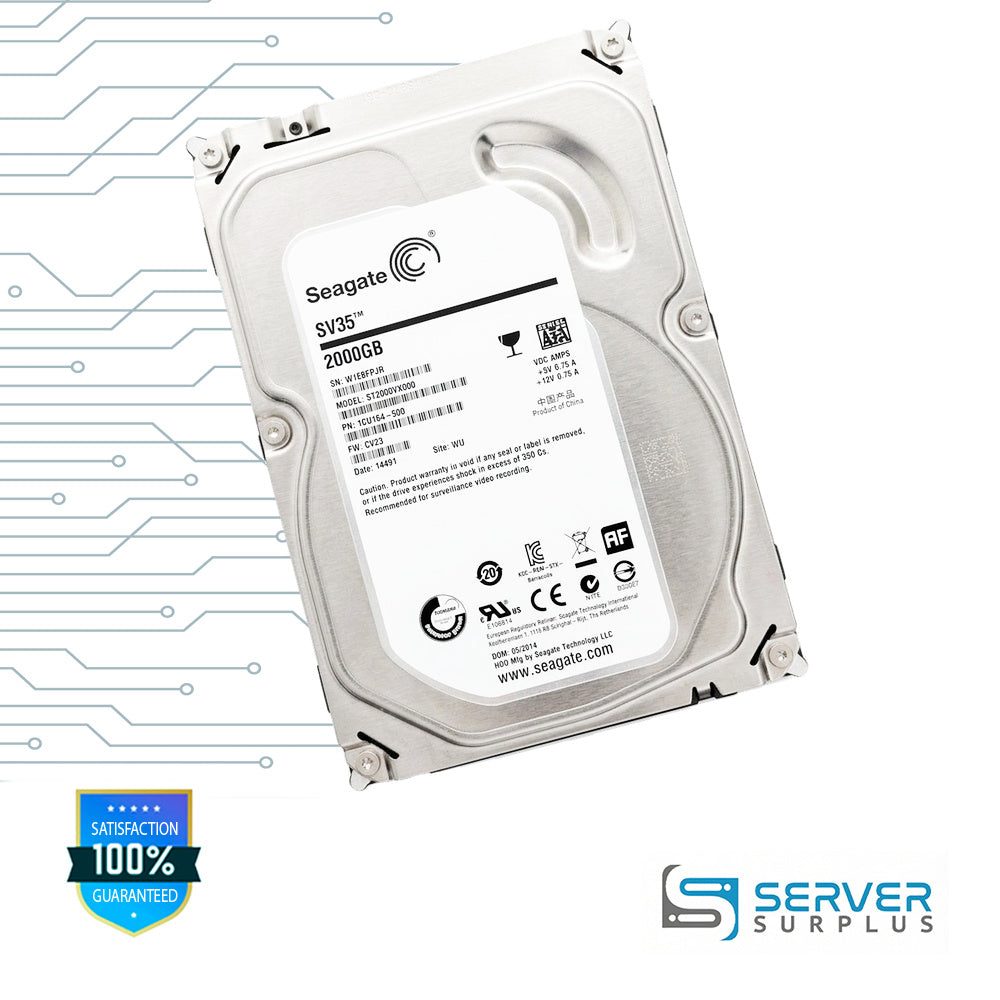 Seagate SV35 2TB 3.5 in Enterprise HDD | ST2000VX000