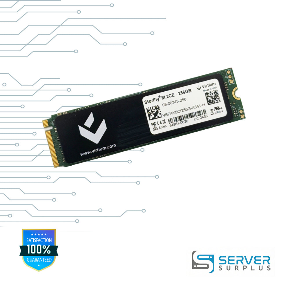 Virtium StorFly M.2CE 256GB M.2 Enterprise SSD | VSFAN8CI256G-A341-H