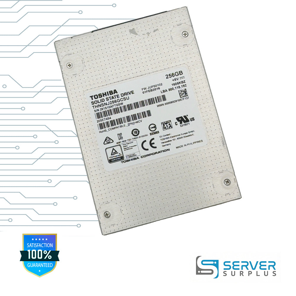 Toshiba 256GB SATA 2.5 in Enterprise SSD | THNSNJ256GCSU