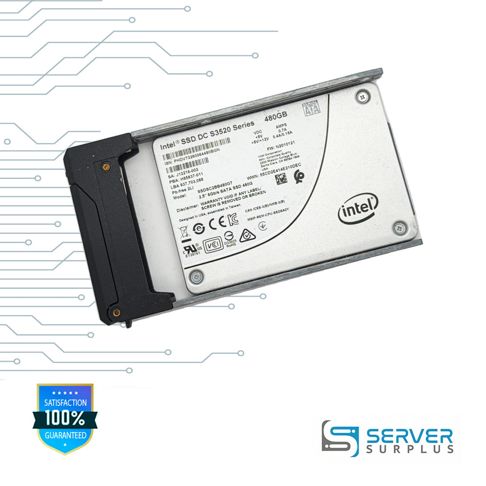 Intel DC S3520 Series 480GB SATA 6Gb/s 2.5 in Enterprise SSD | SSDSC2BB480G7