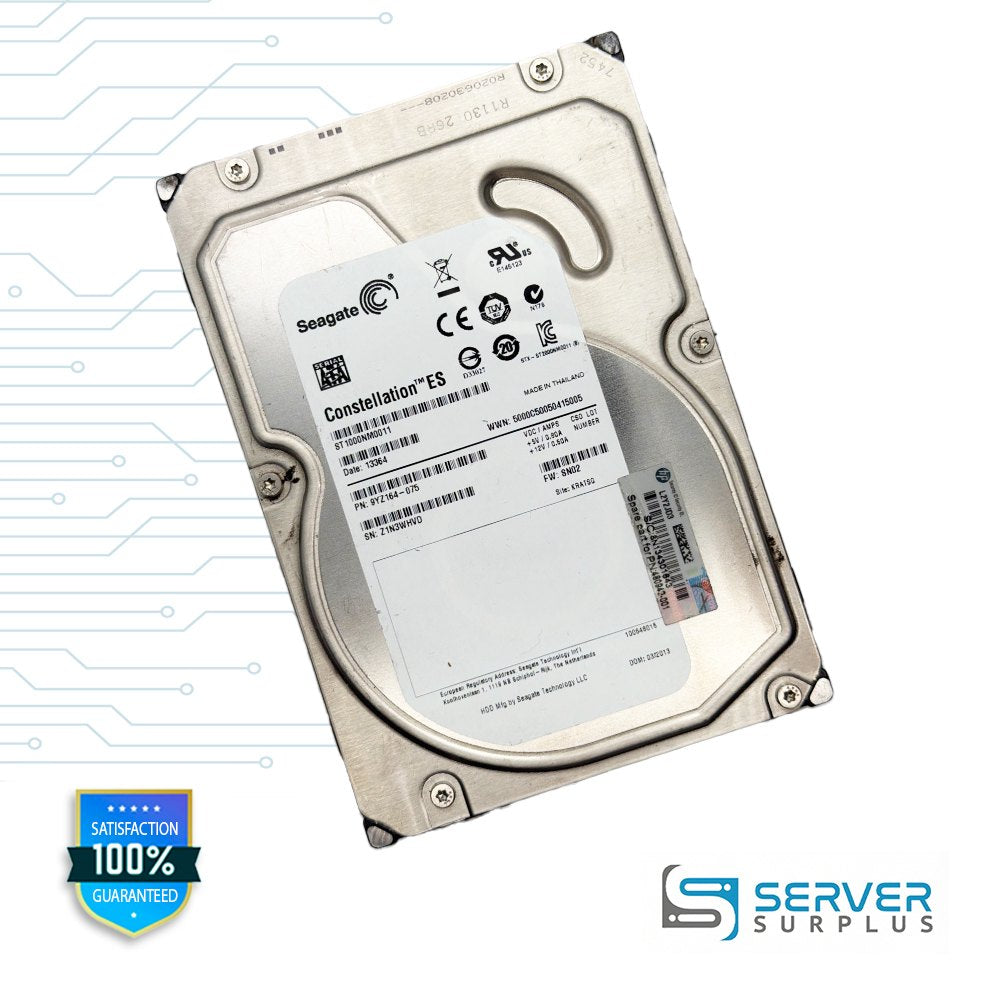 HP Constellation ES 1TB SATA 6Gb/s 3.5 in Enterprise HDD | 480942-001 | ST1000NM0011