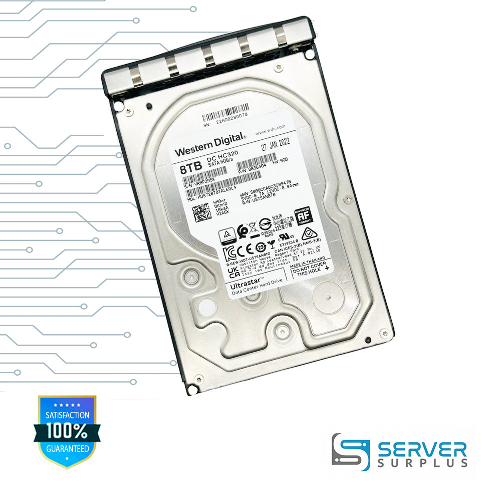 WD DC HC320 8TB SATA 6Gb/s 512e 3.5 in Enterprise HDD | 0B36404