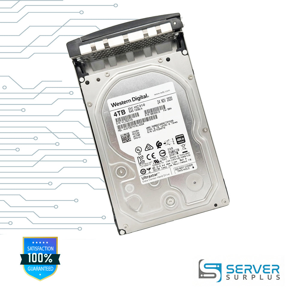 WD DC HC310 4TB SAS 12Gb/s 4Kn 3.5 in Enterprise HDD | 0B35915