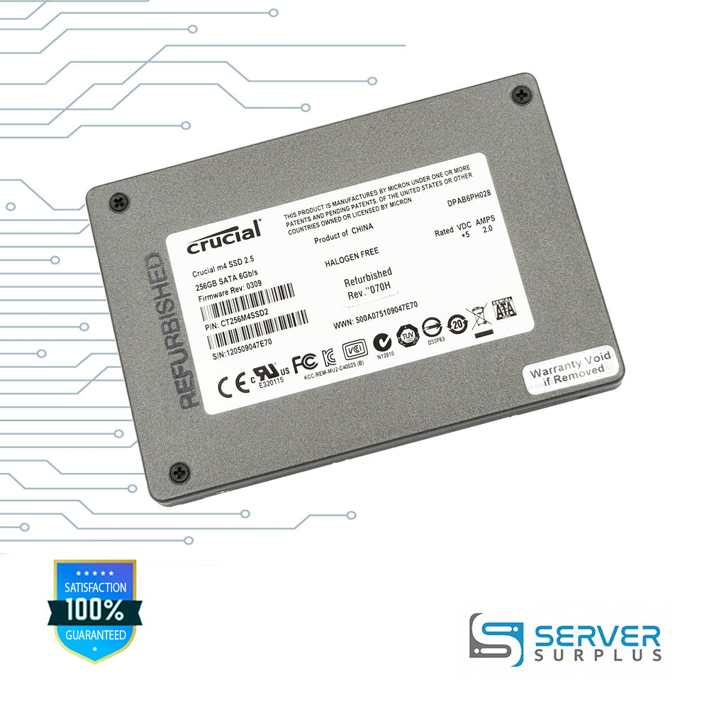 Micron m4 256GB SATA 6Gb/s 2.5 in Enterprise SSD | CT256M4SSD2