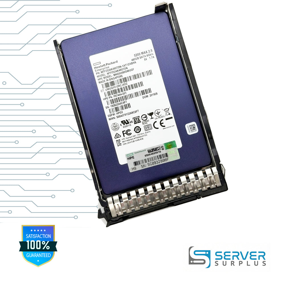 Micron 5200 MAX 480GB SATA 6Gb/s 6Gb/s 2.5 in Enterprise SSD | MTFDDAK480TDN-1AT1ZABHA
