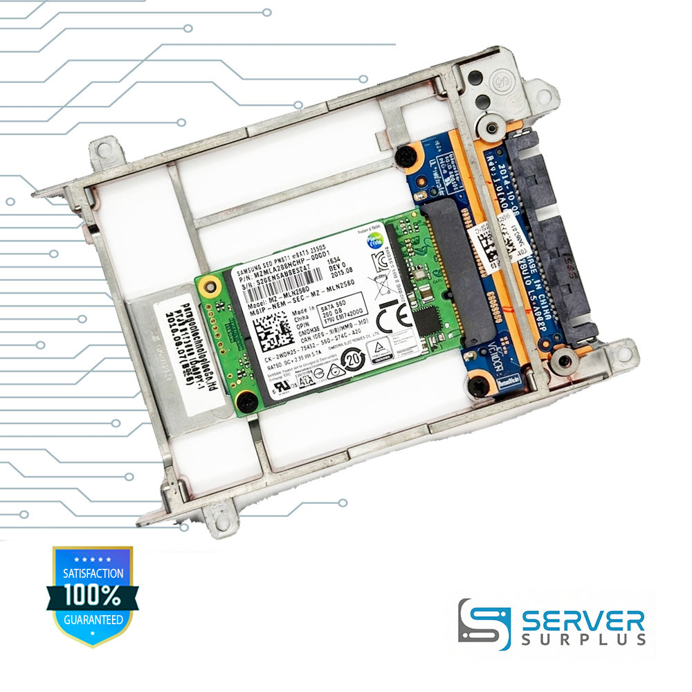 Dell PM871 256GB SATA mSATA Enterprise SSD | 0WDH26 | MZMLN256HCHP-000D1